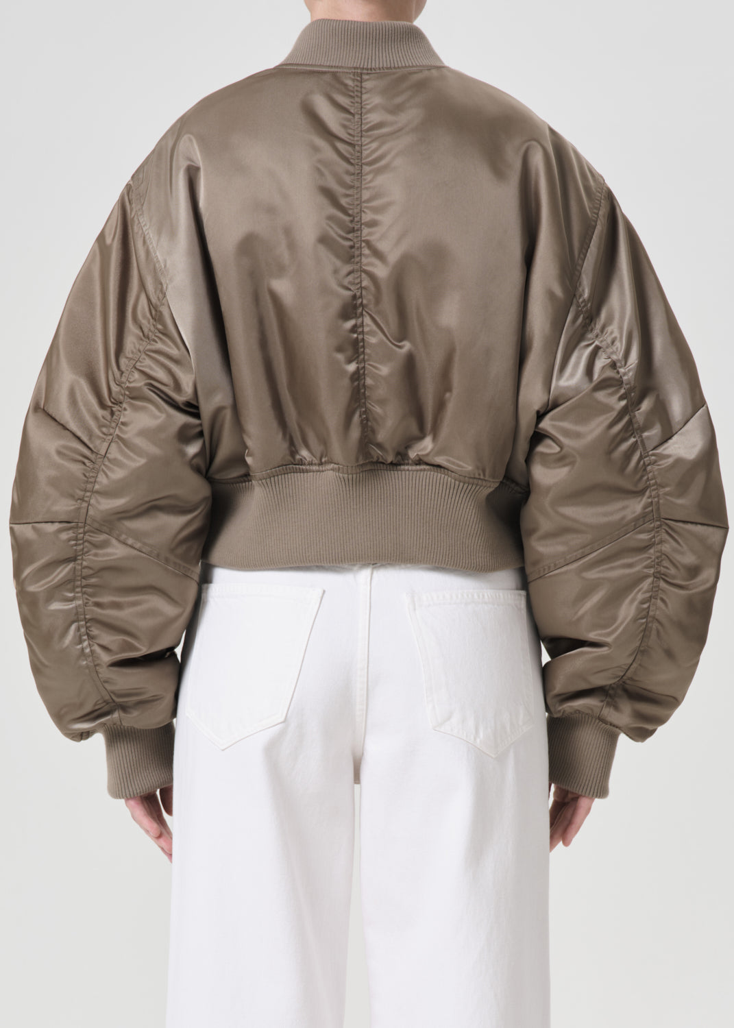 Ssc Jett Bomber Jacket in Sage back