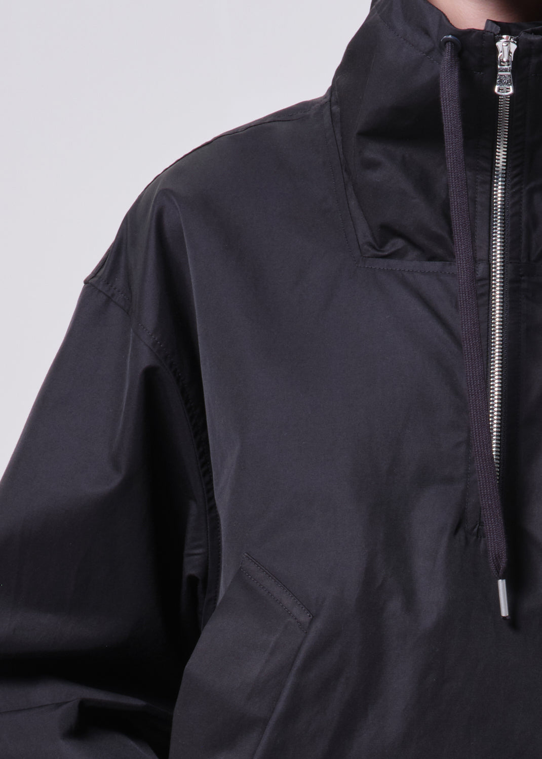 Lydia Nylon Popover Anorak in Black – AGOLDE