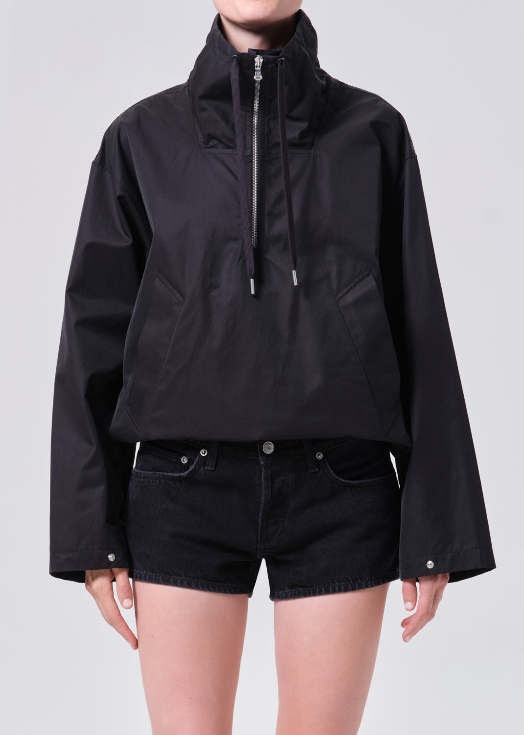 Lydia Nylon Popover Anorak