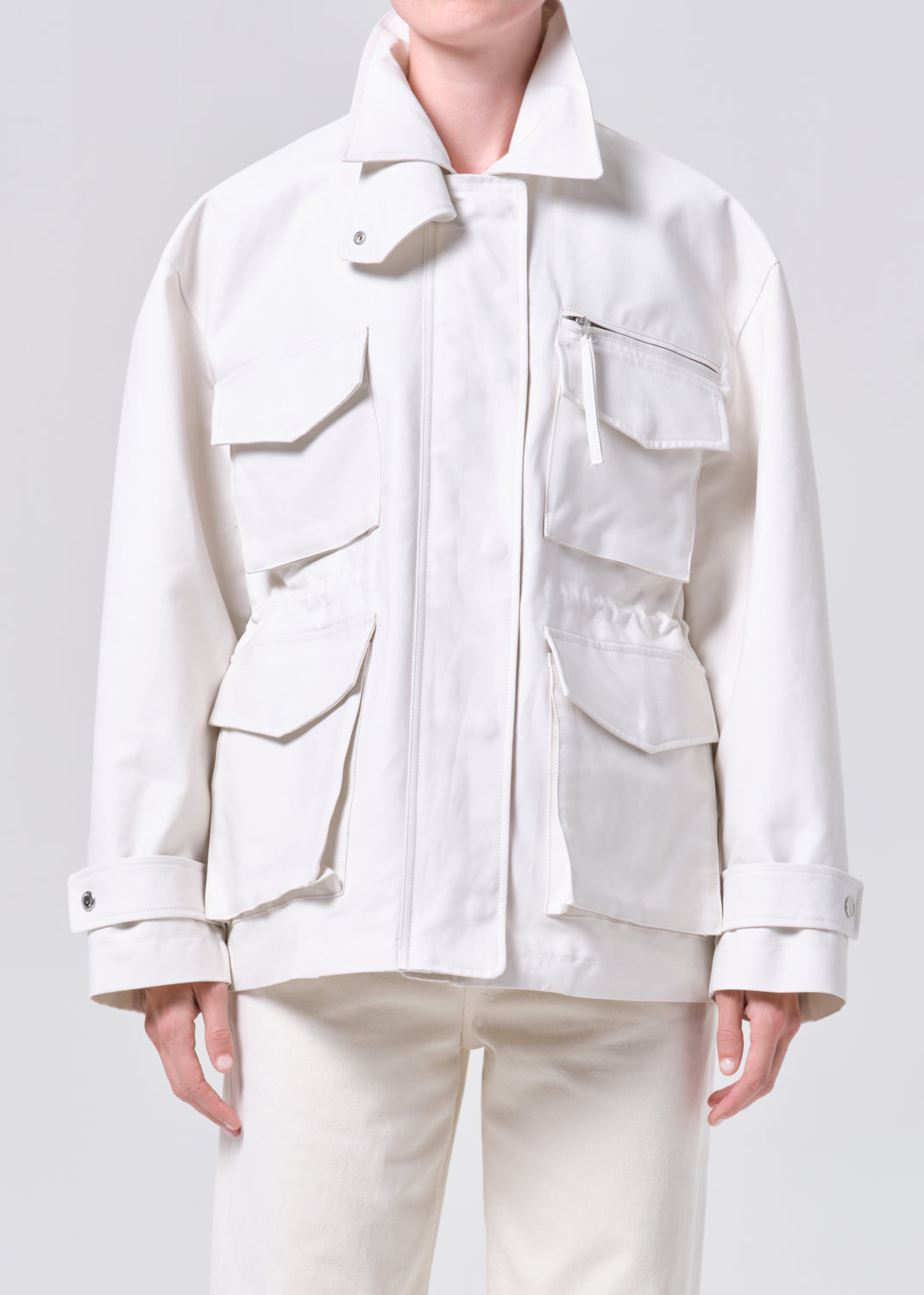 Aubrey Jacket in Chalk White