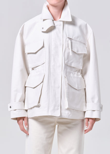 Aubrey Jacket in Chalk White – AGOLDE