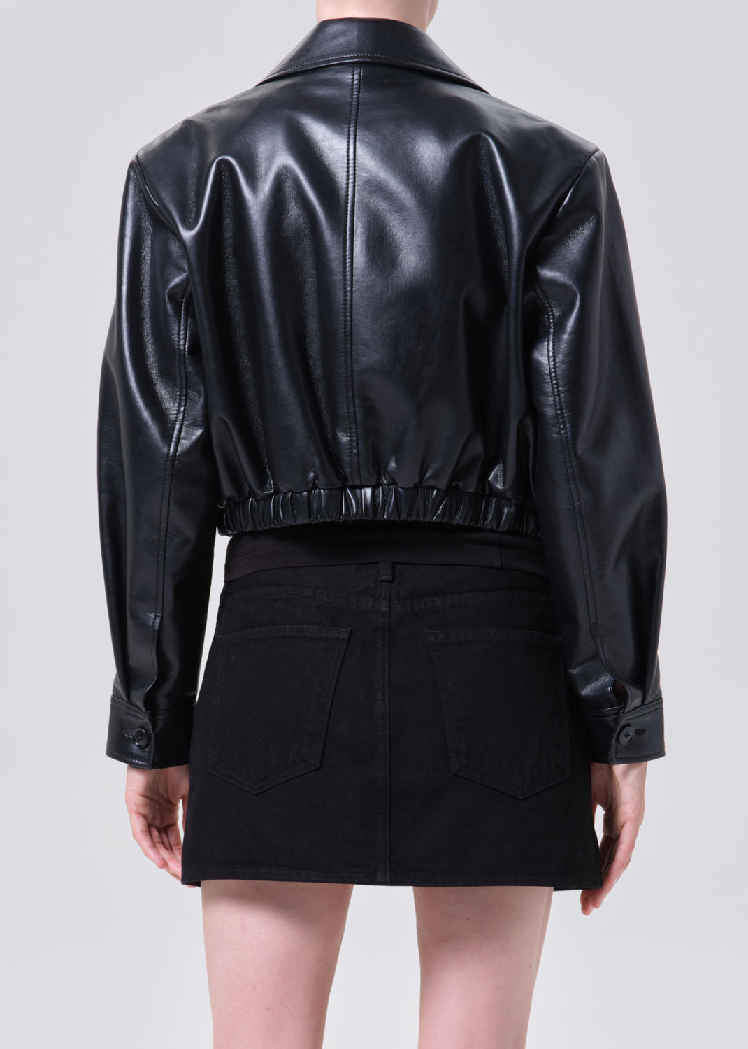 Nahla Cropped Jacket in Detox – AGOLDE