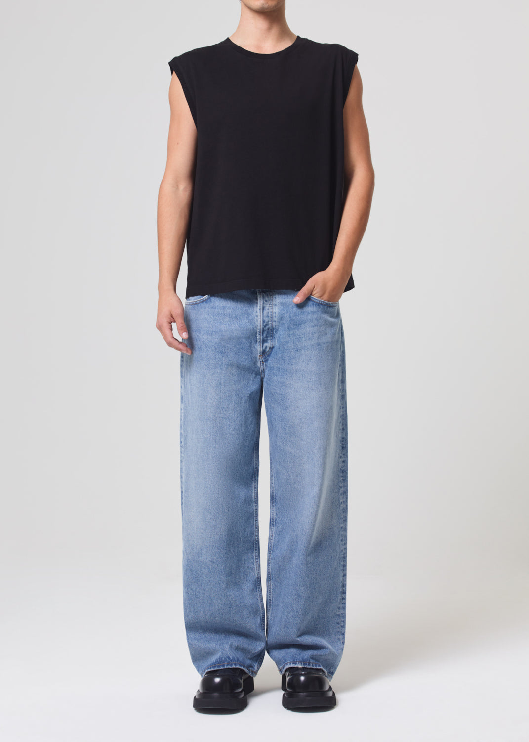 Low Slung Baggy in Libertine – AGOLDE