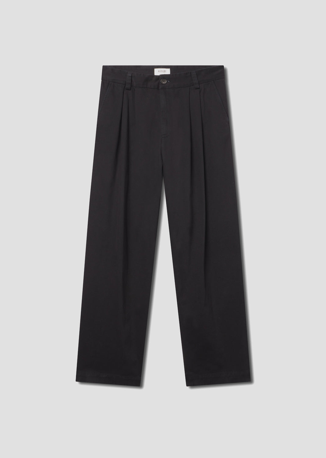 SLATER TROUSER IN BLACK FLAT