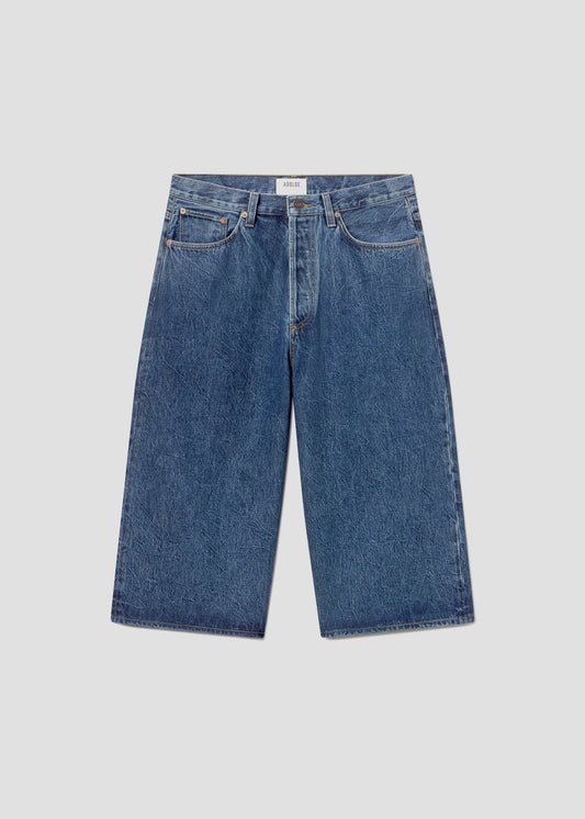 Beesley Short in Creased Indigo