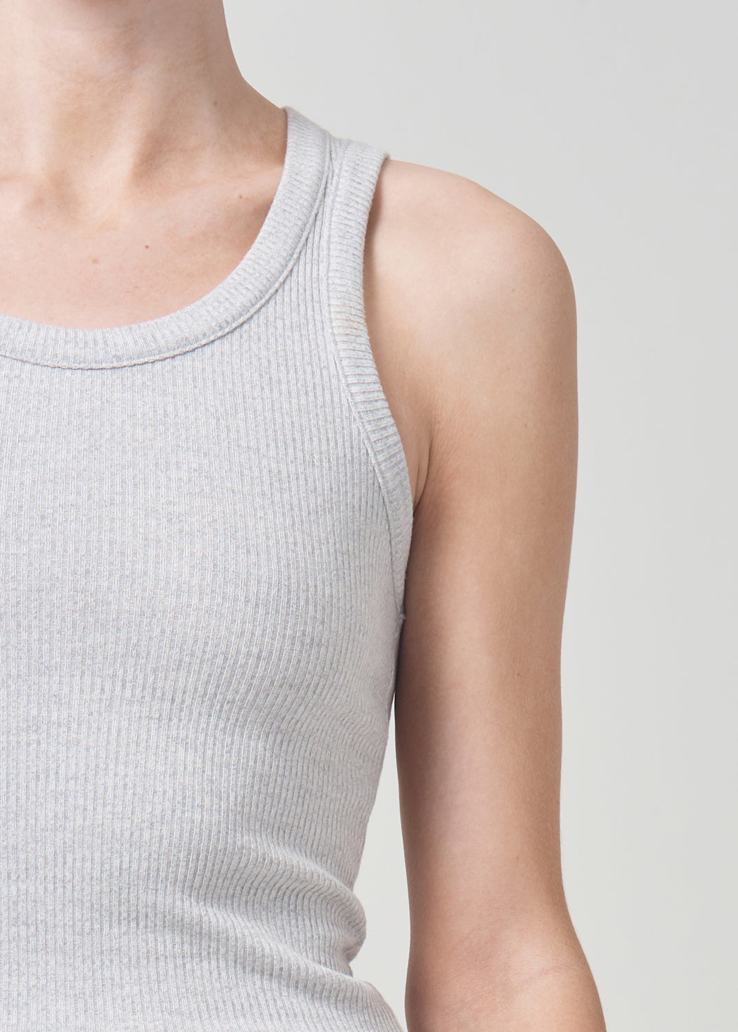 Poppy Tank in Grey Heather