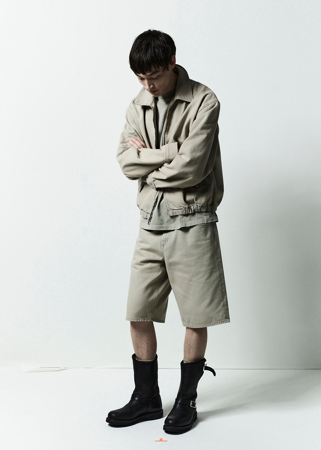 Fusion Skater Short in Burnished Khaki