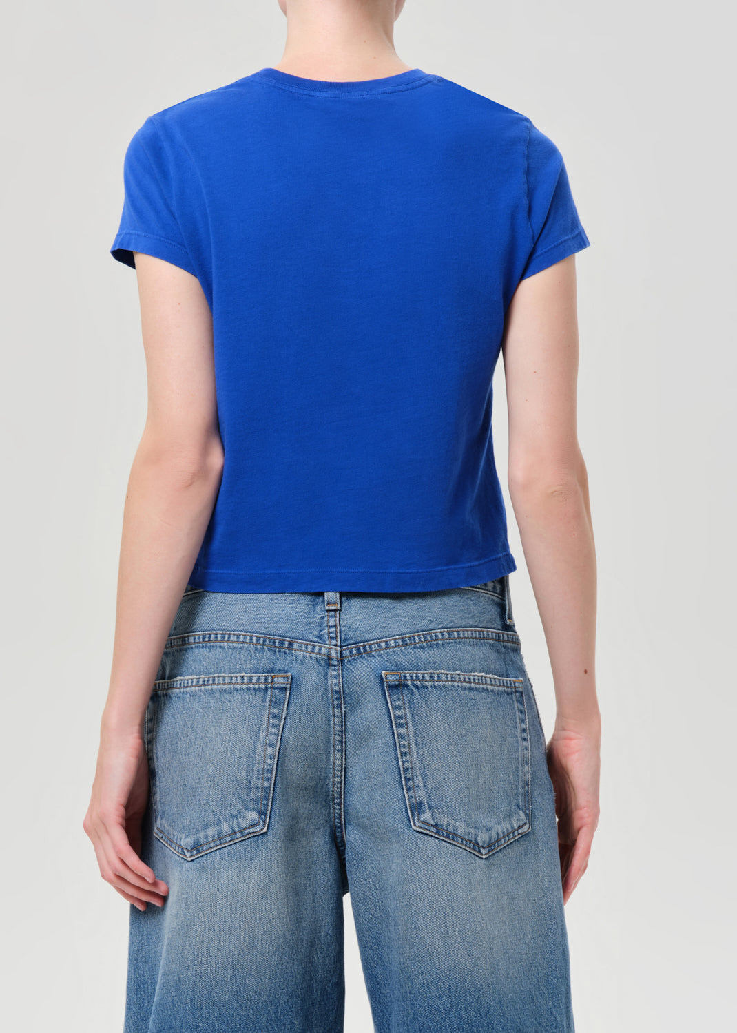 Adine Shruken Tee in Cobalt