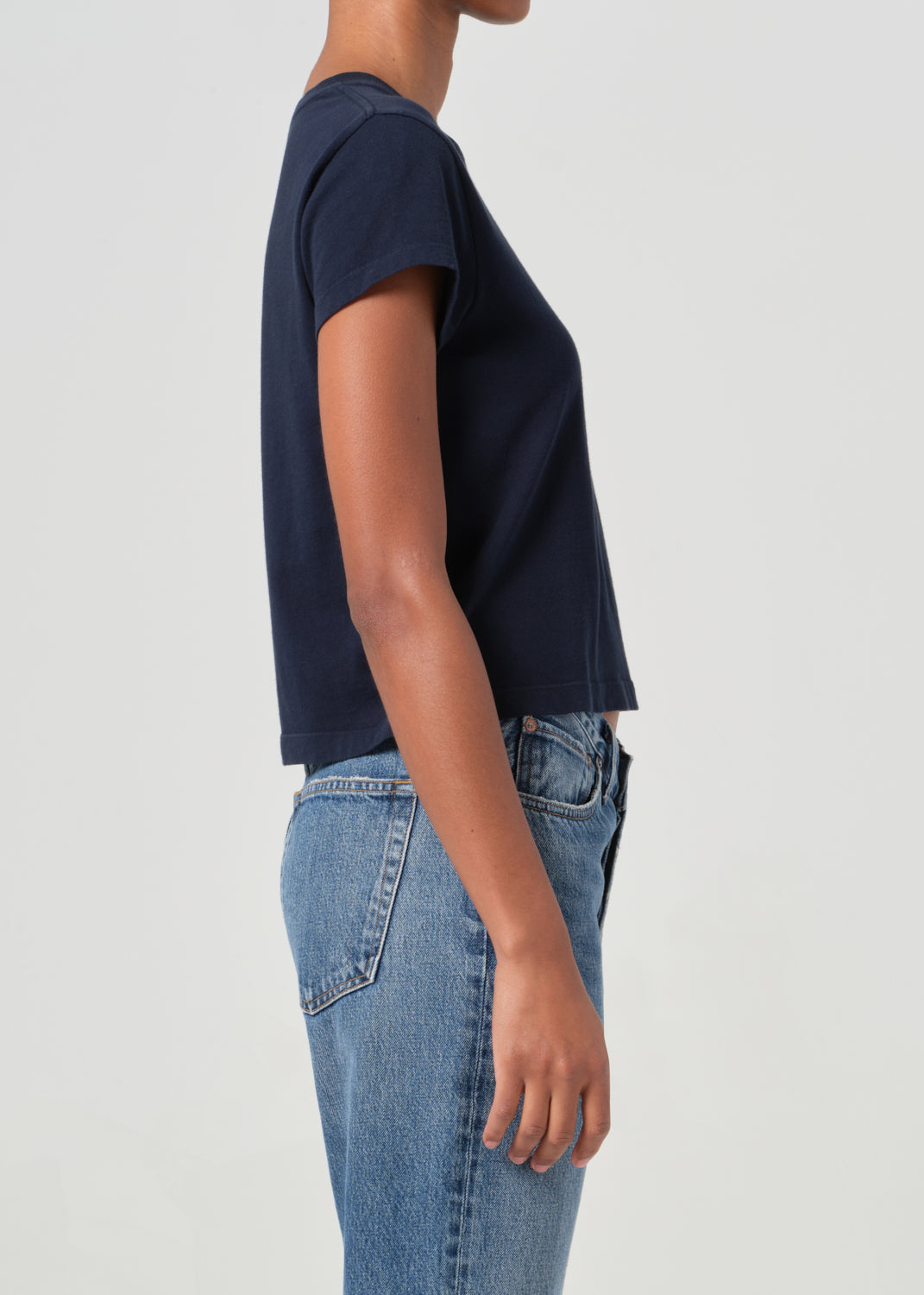 Adine Shrunken Tee, White