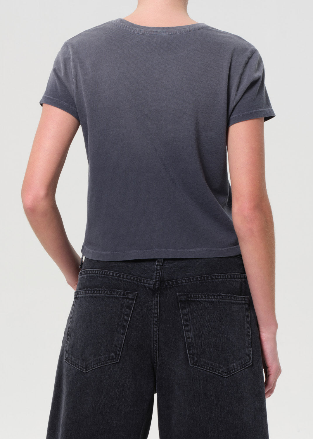 Adine Shrunken Tee in Windstorm back