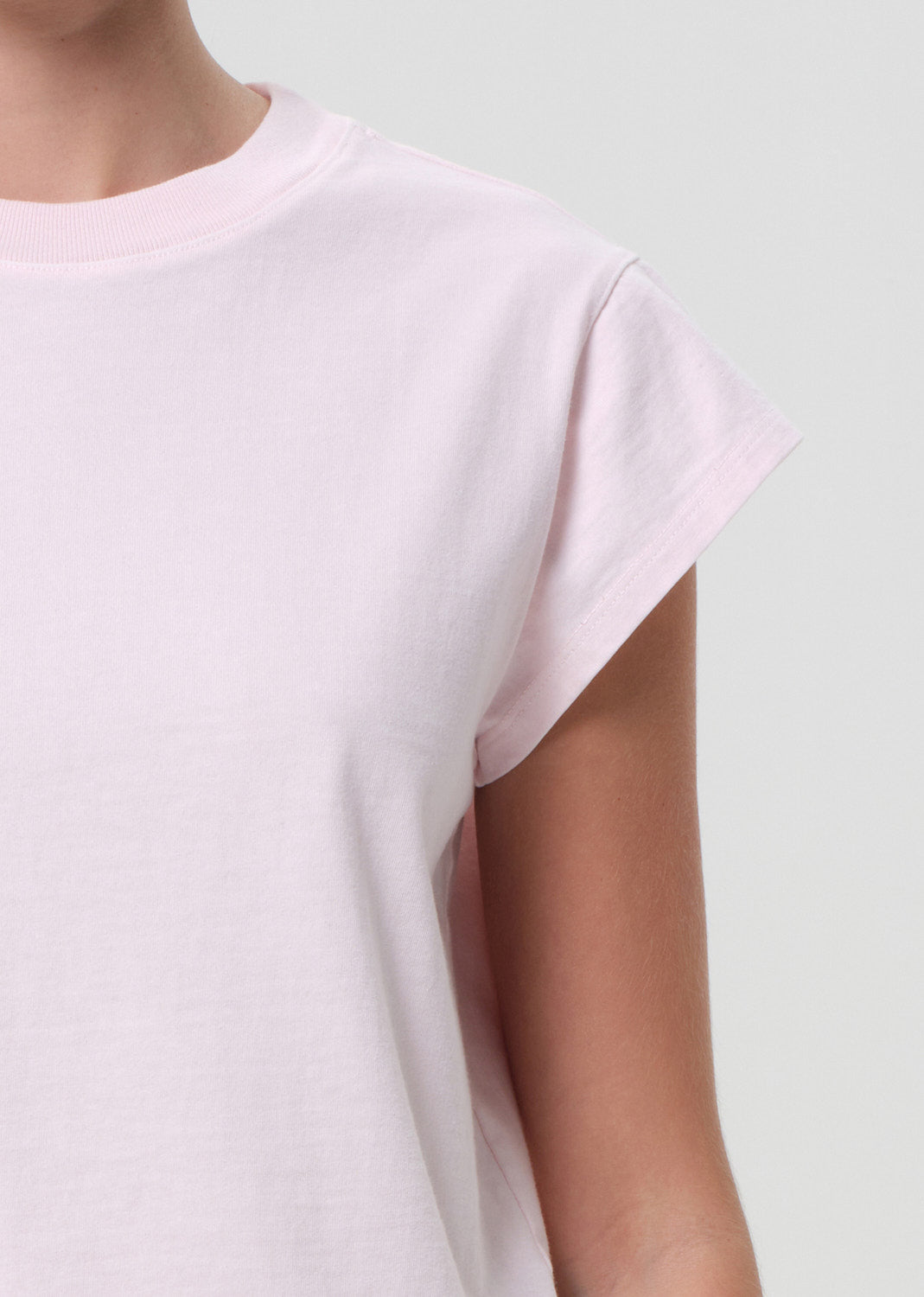 Bryce Cap Sleeve Tee in Cosmos close up 