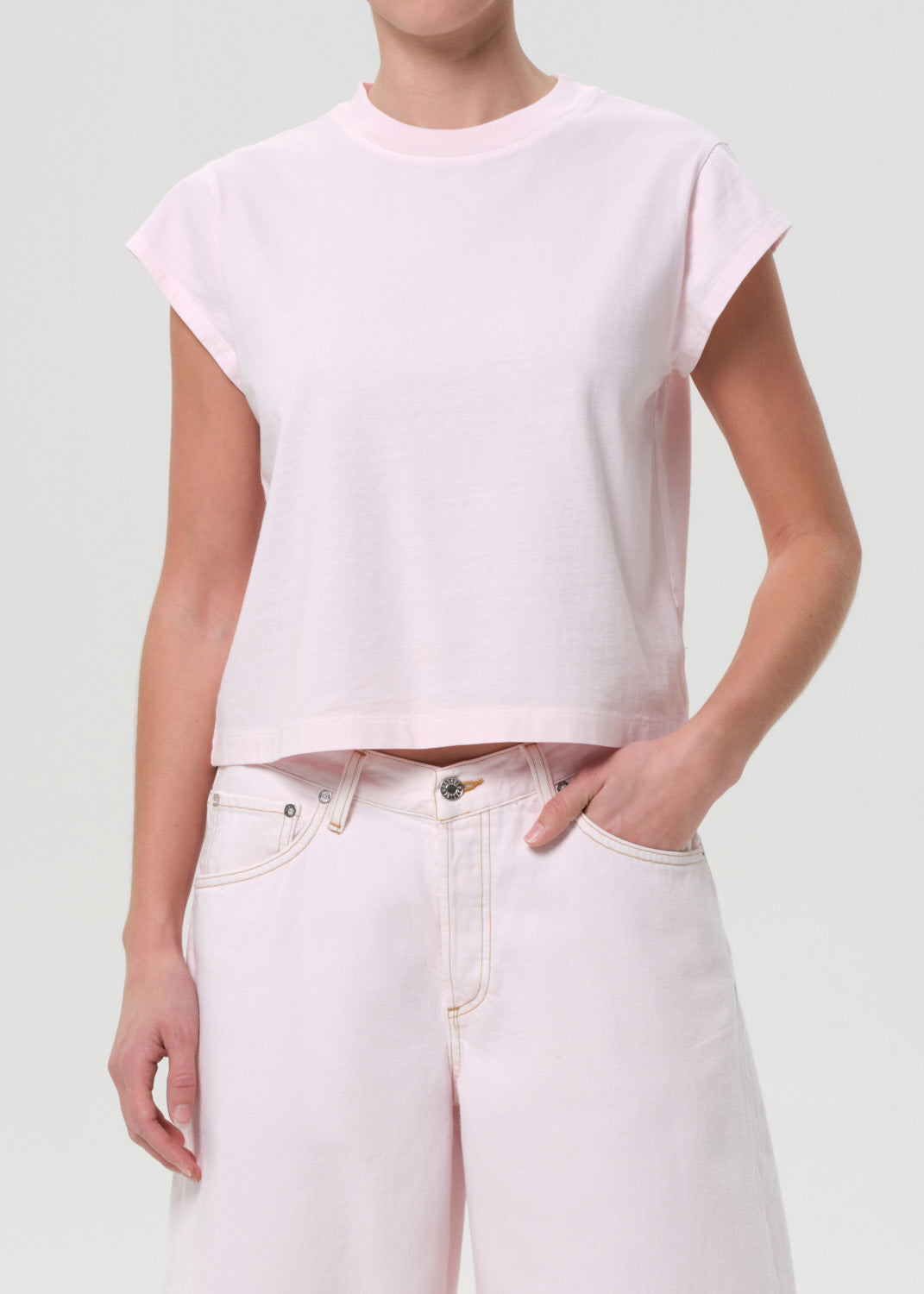Bryce Cap Sleeve Tee in Cosmos front