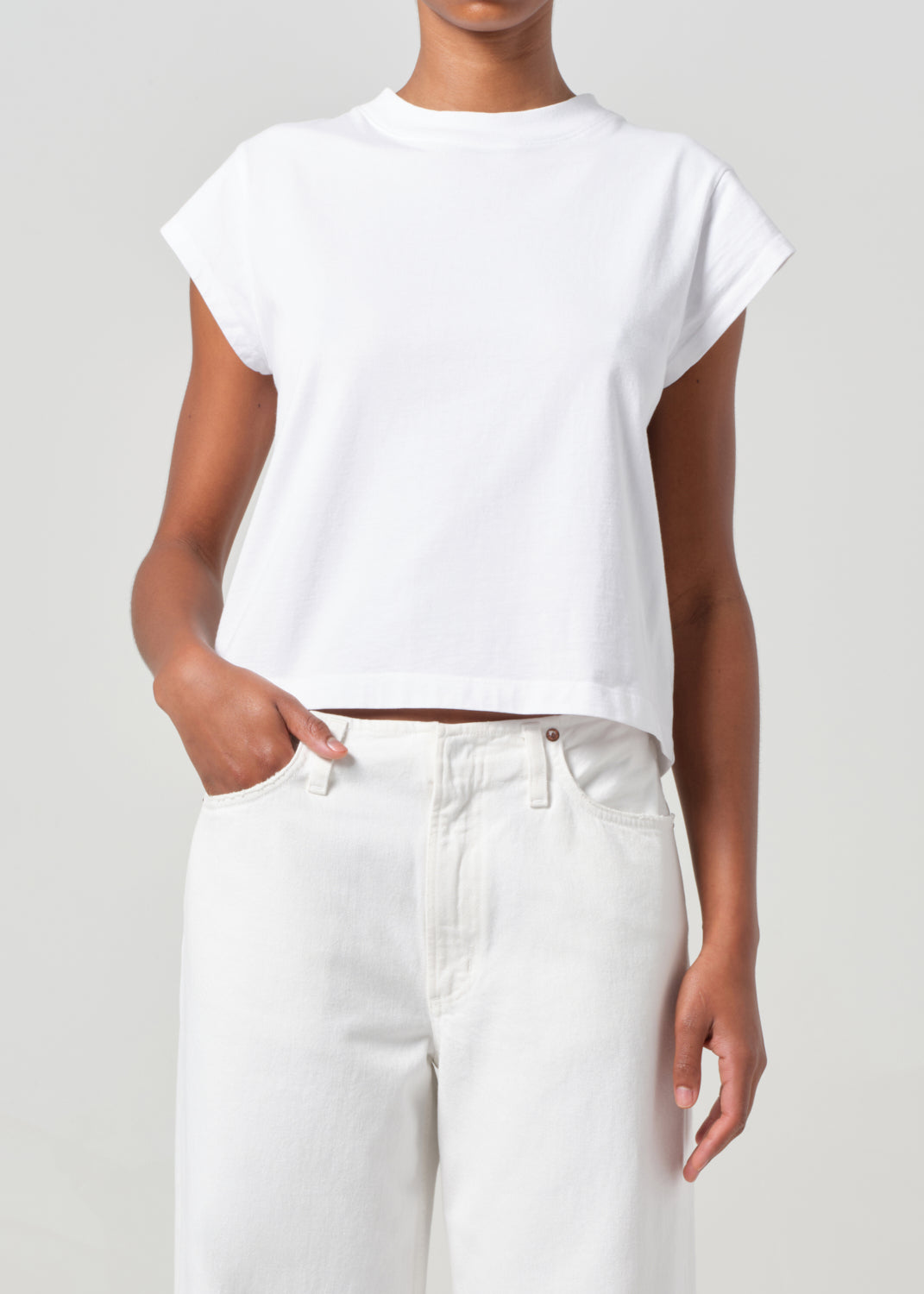 Bryce Tee in White front