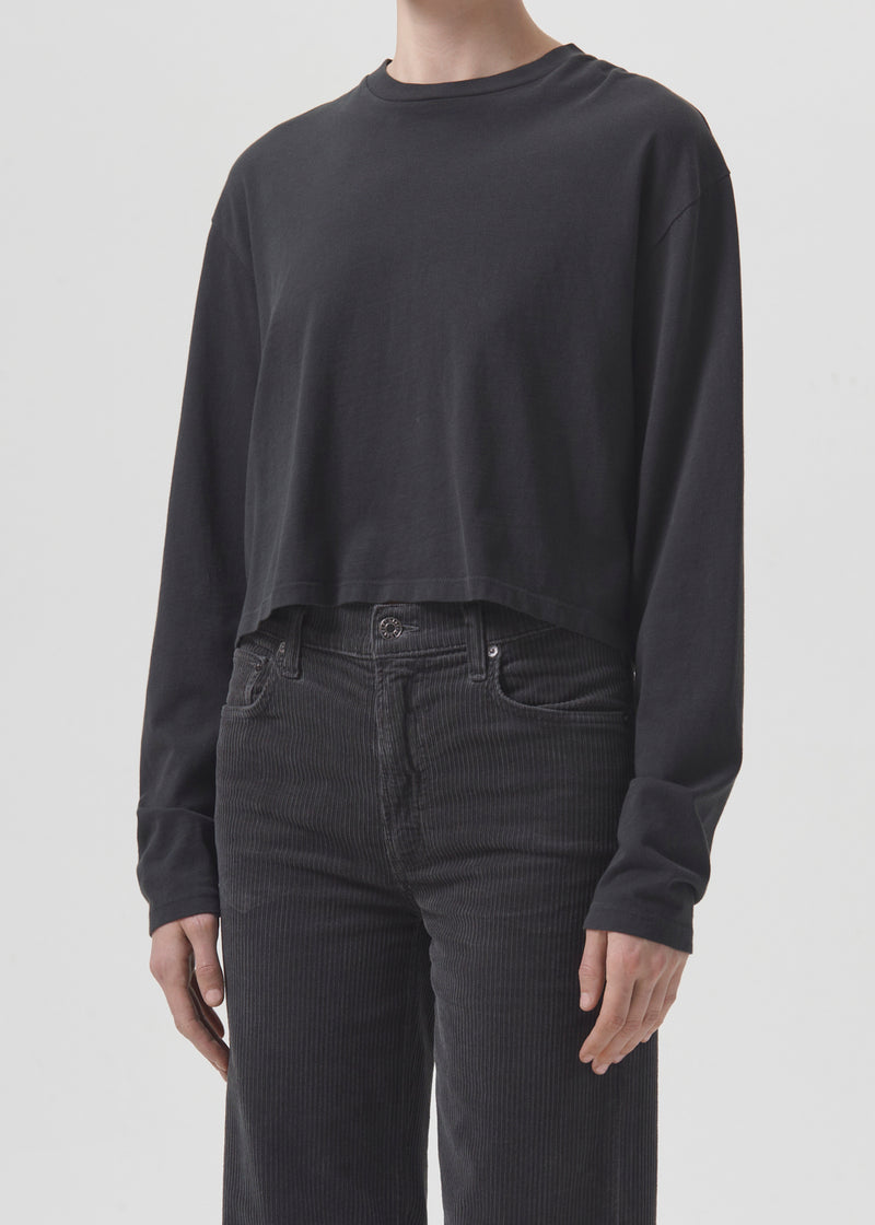 Mason Crop Tee in Marker
