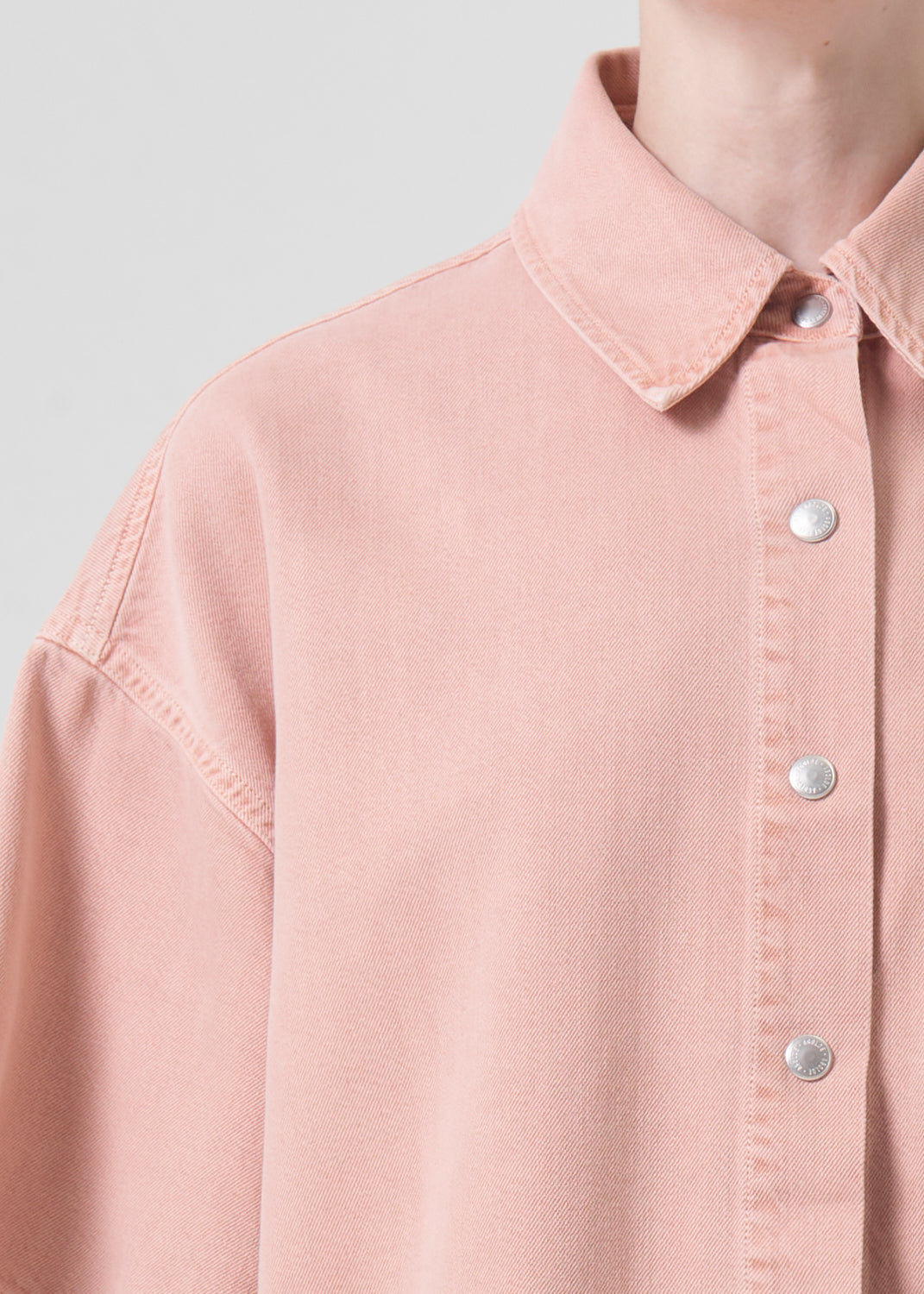 Rona Box Shirt in Pink Salt