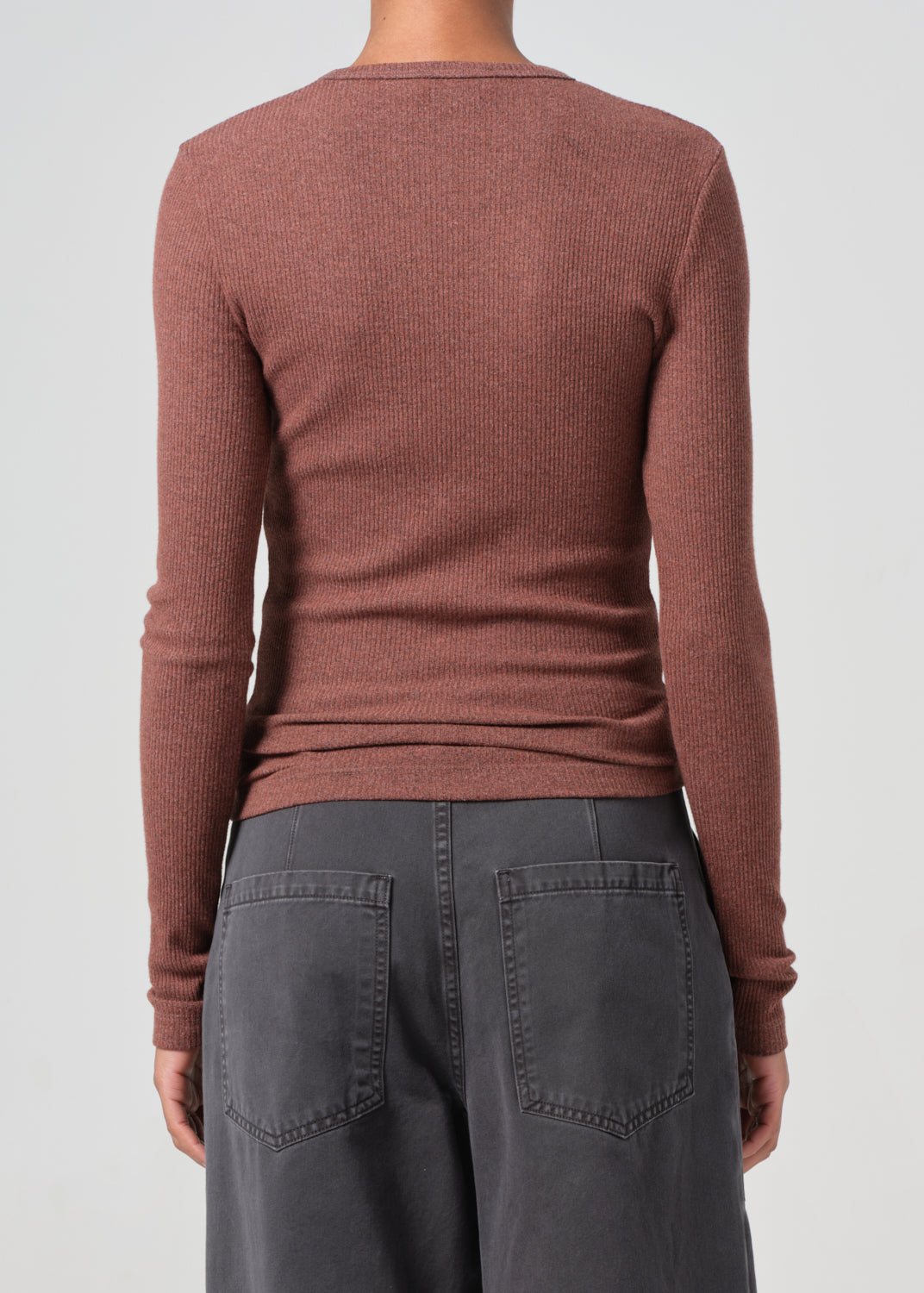 Delphi Slim Tee in Gingersnap