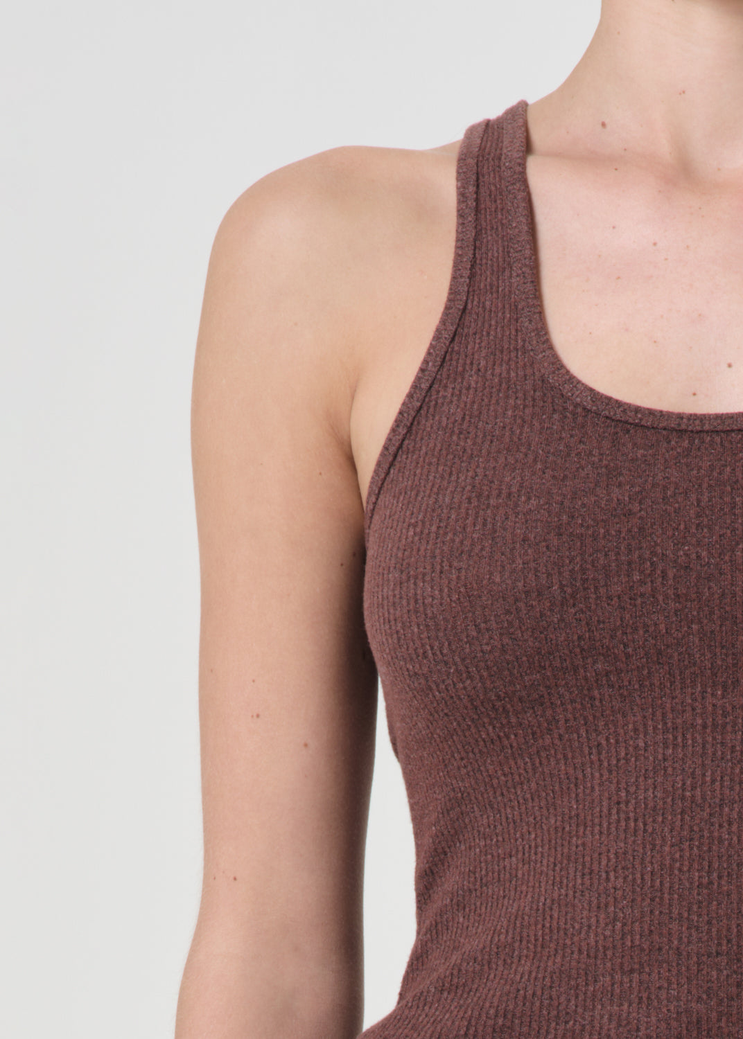 Bianca Tank in Gingersnap detail