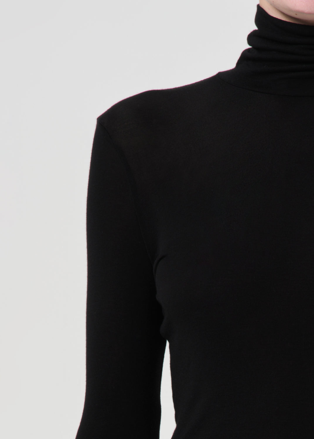 Pascale Turtleneck in Black detail