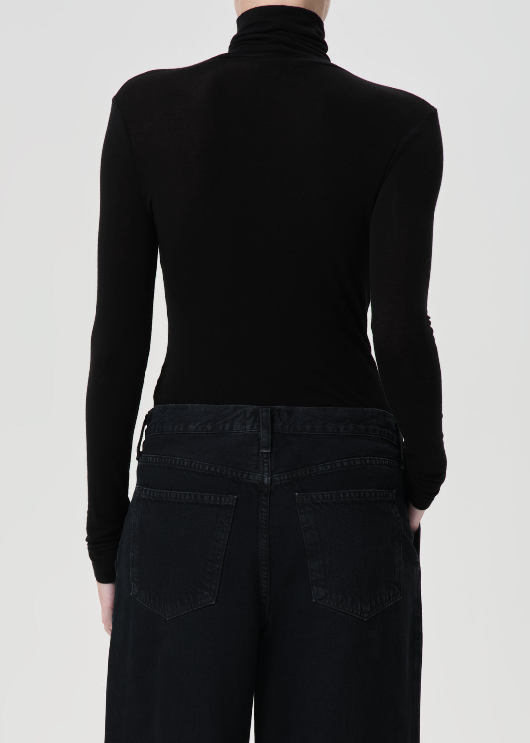 Pascale Turtleneck in Black back