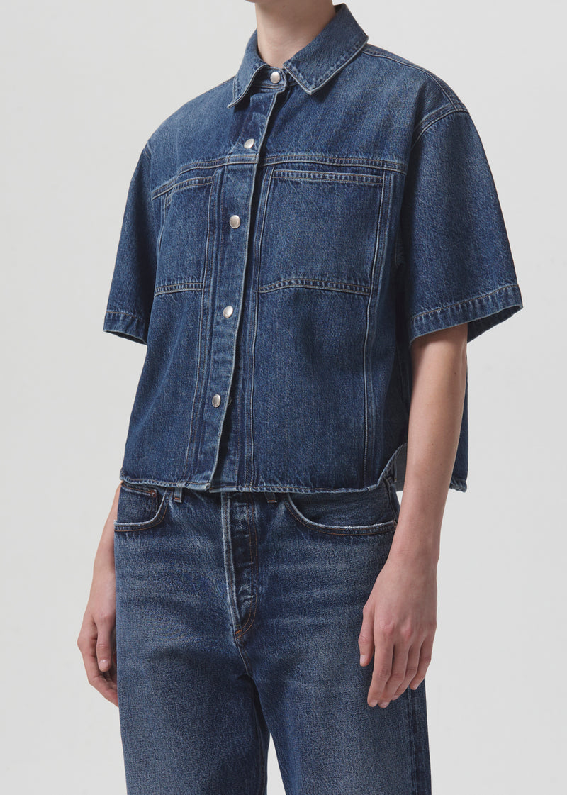 Reed Paneled Shirt in Ambition
