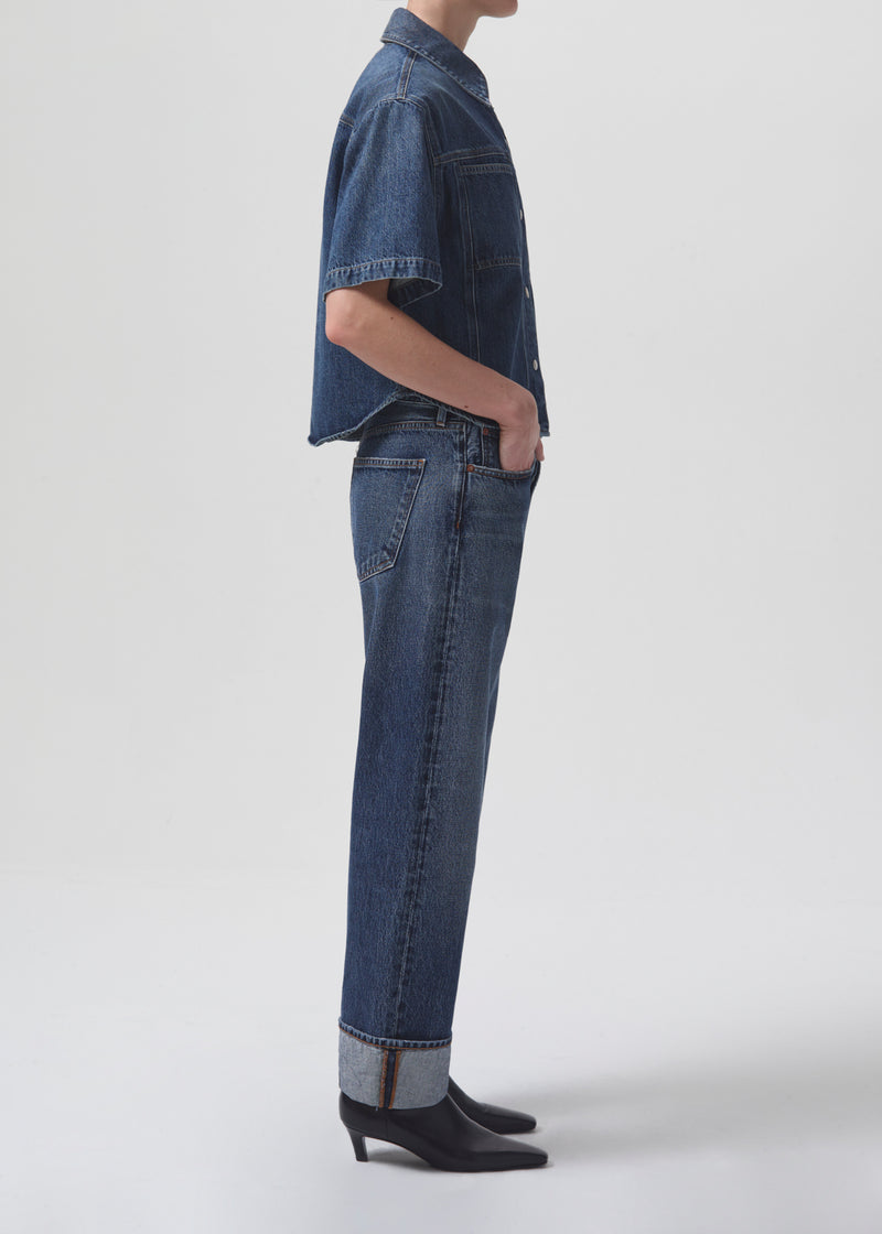 Reed Paneled Shirt in Ambition