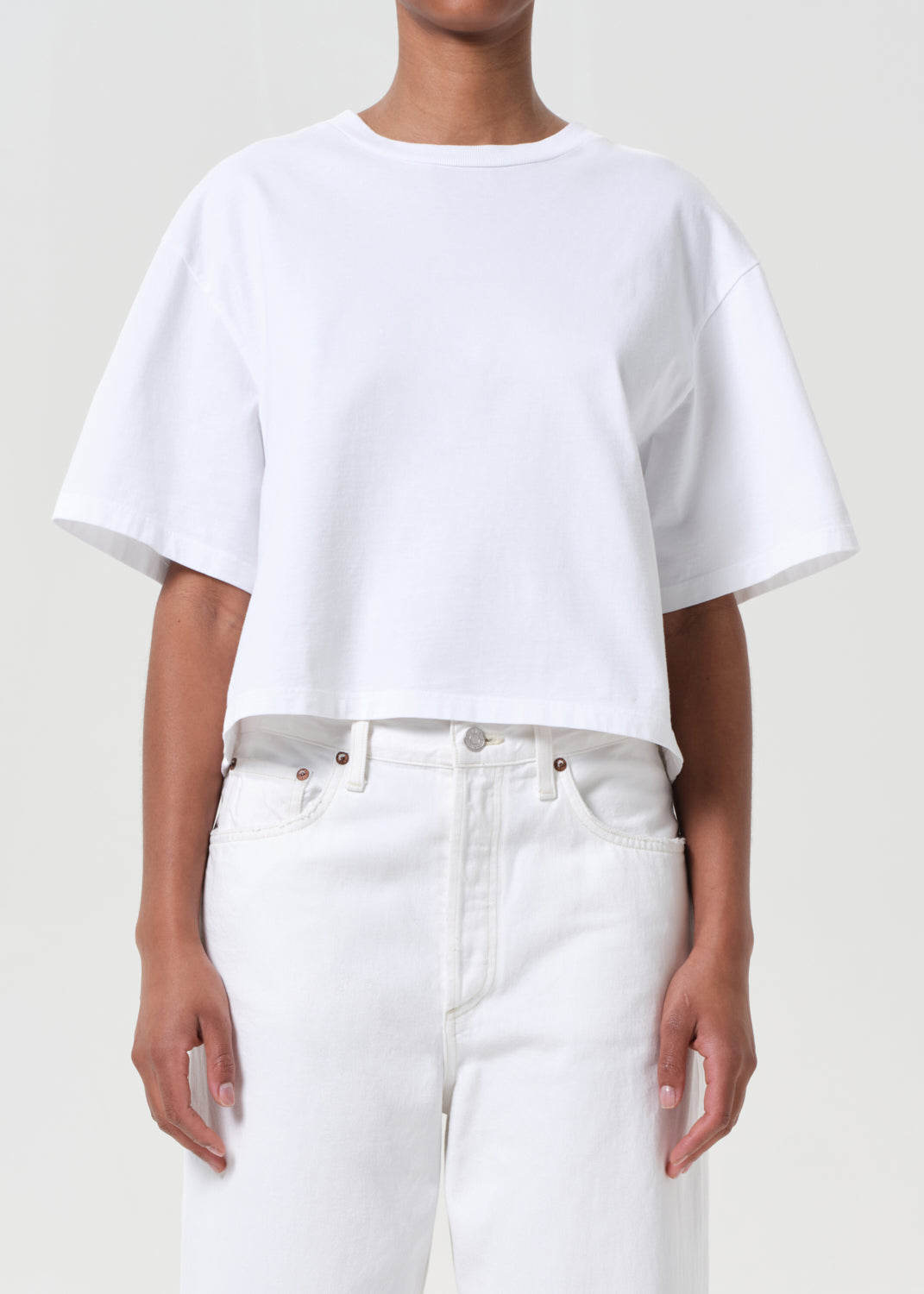 AGOLDE 売れ筋商品|||アゴルド Tシャツ トップス レディース Tops White T-Shirts – AGOLDE