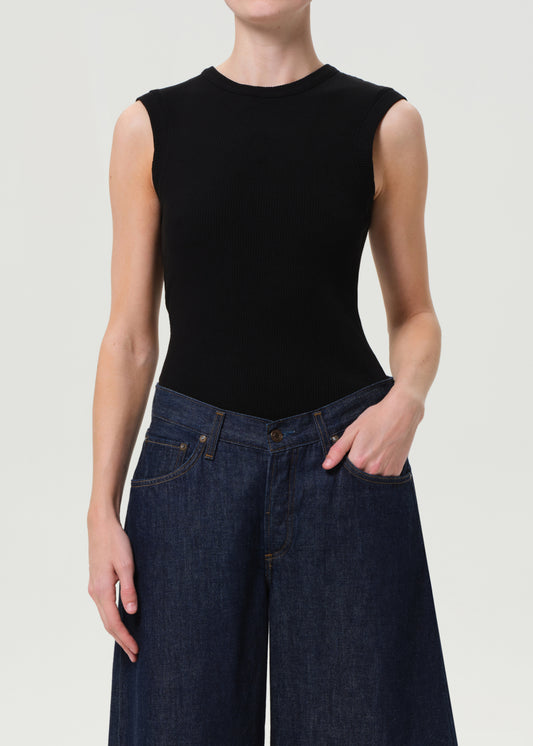 Cassidy Tank in Black front
