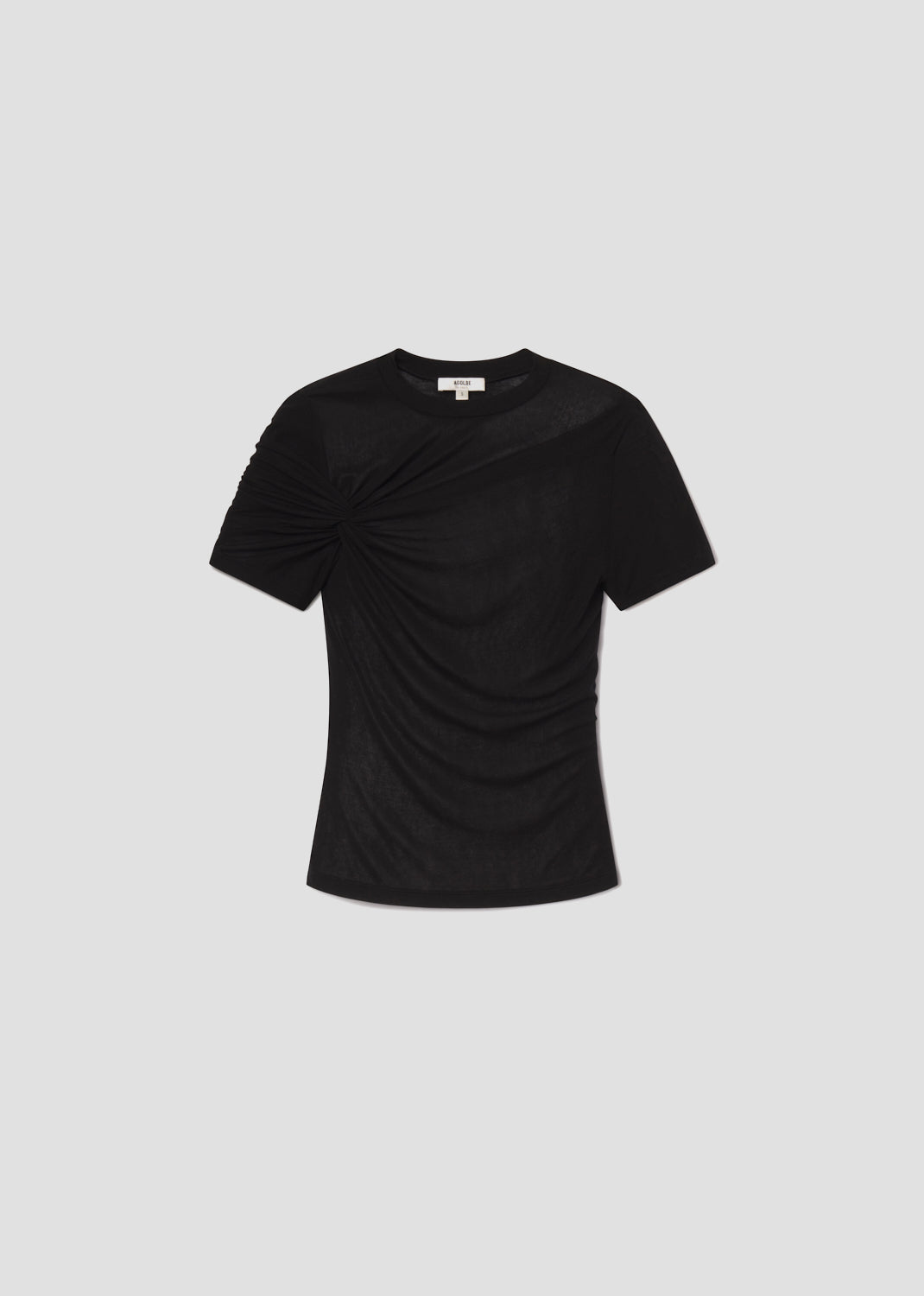Lissa Tee in Black Flat