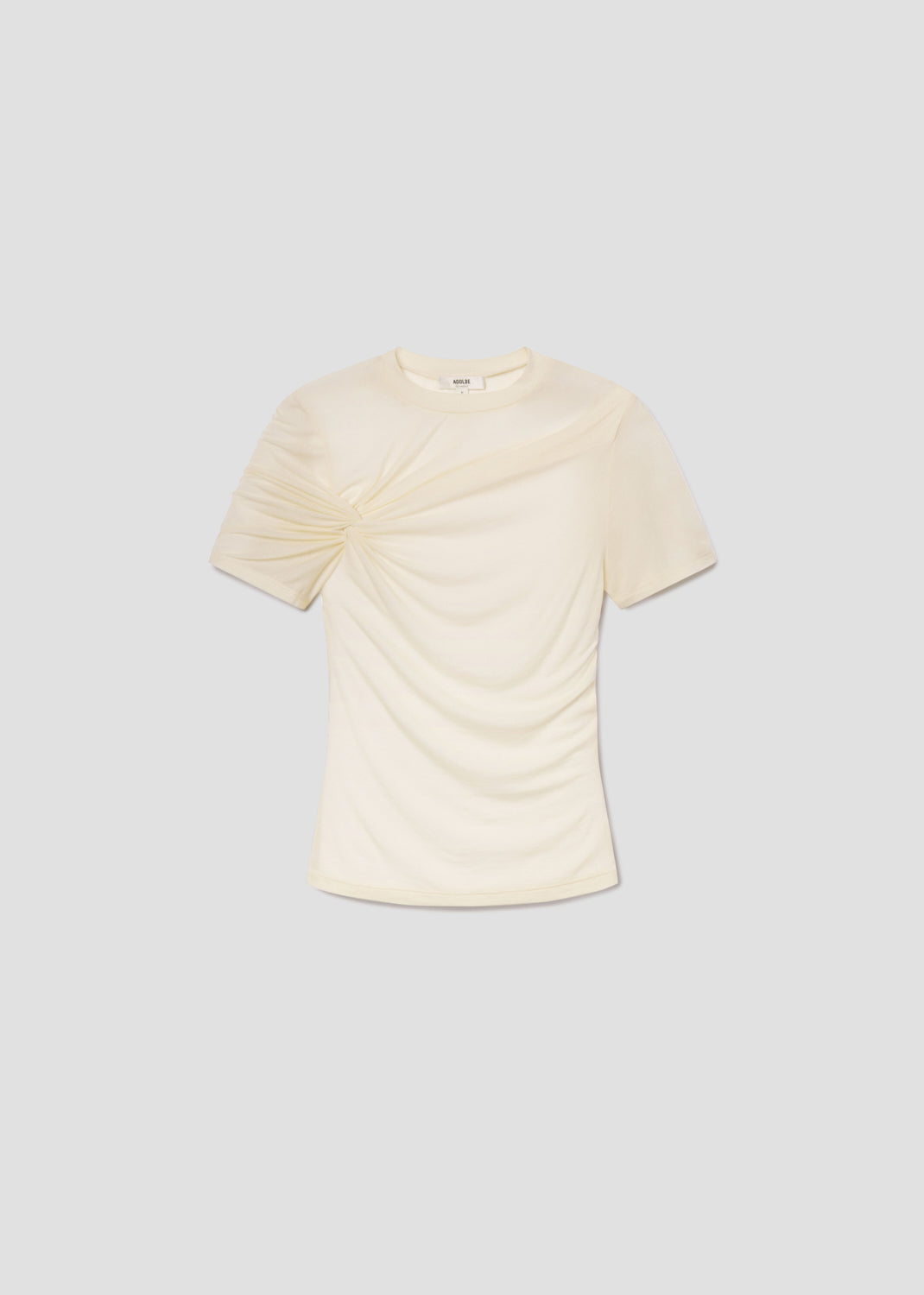 Lissa Tee in Oat Milk Flat