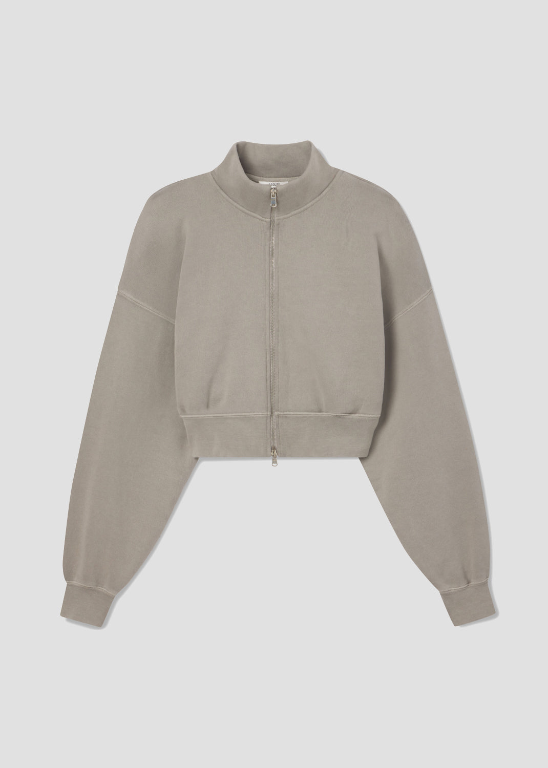 Asta Zip Sweatshirt in Drab Flat