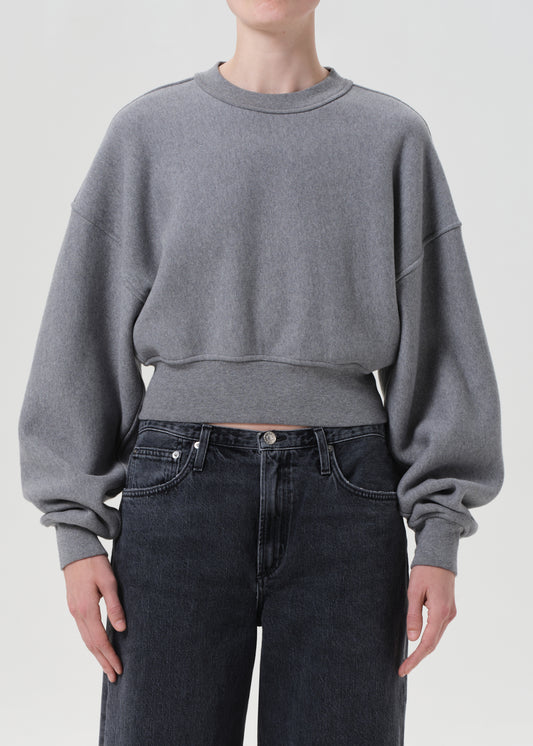 Kit Sweatshirt in Grey Heather Front
