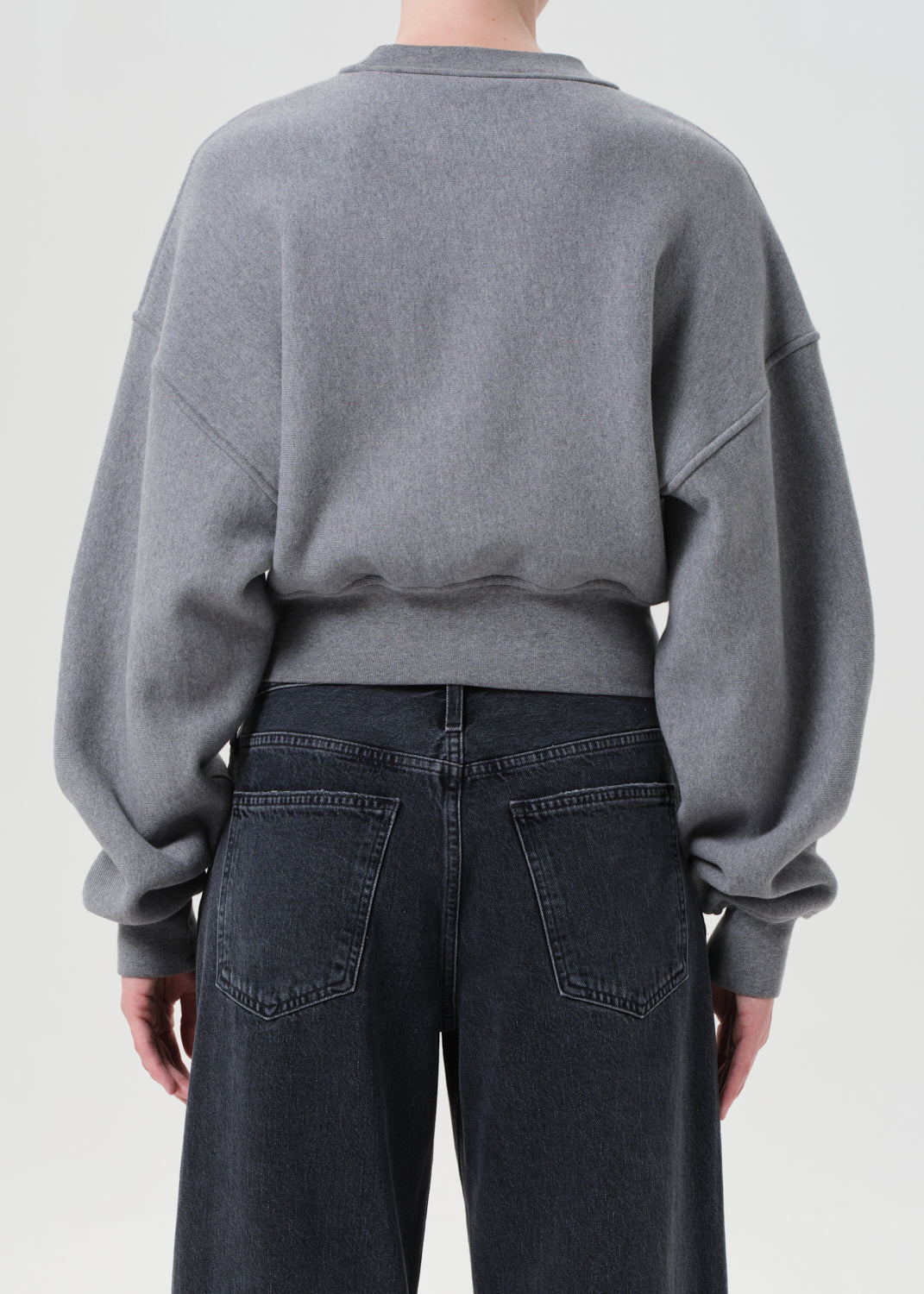 Kit Sweatshirt in Grey Heather Back