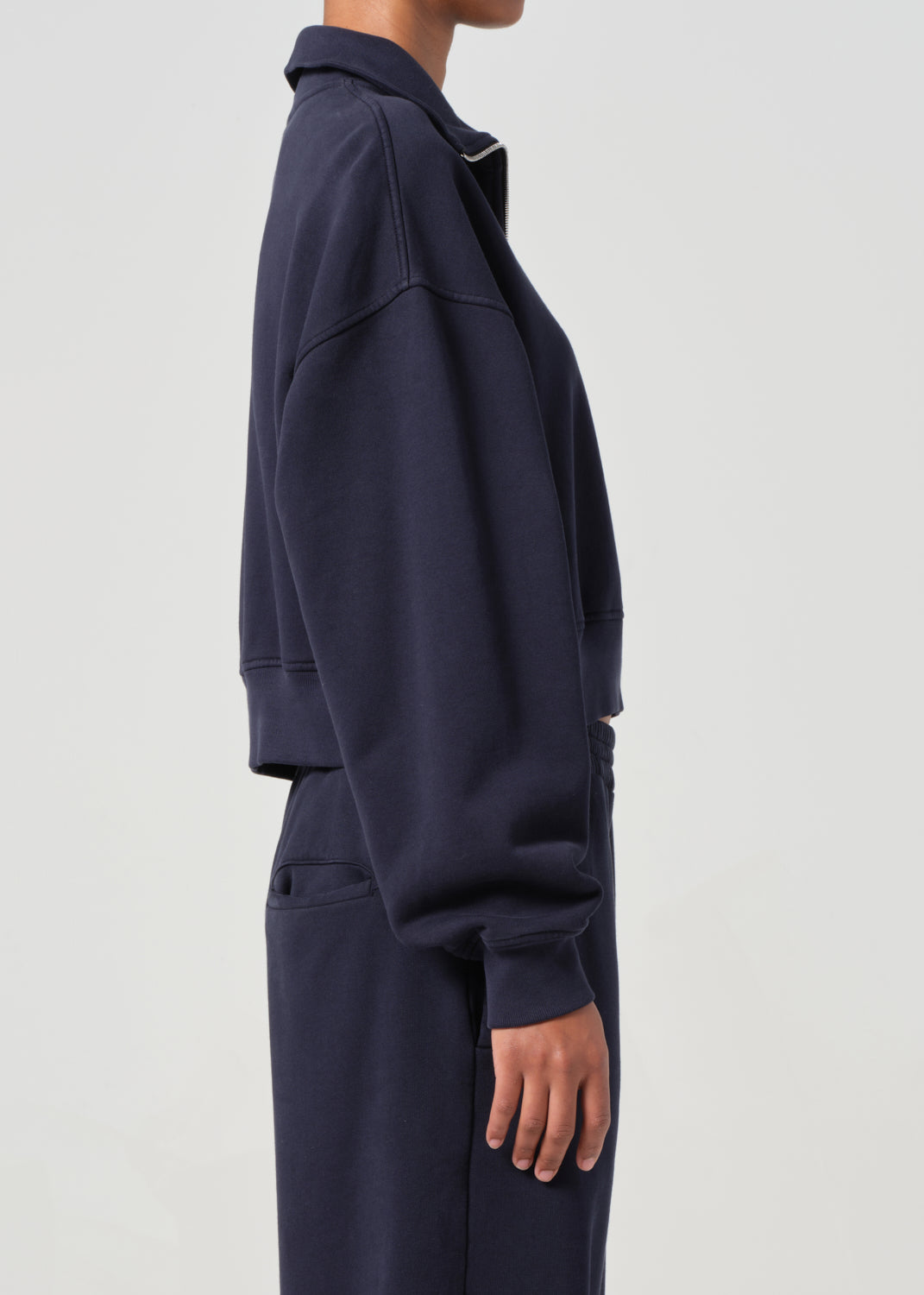 Bethan Quarter Zip Sweatshirt in Mirage