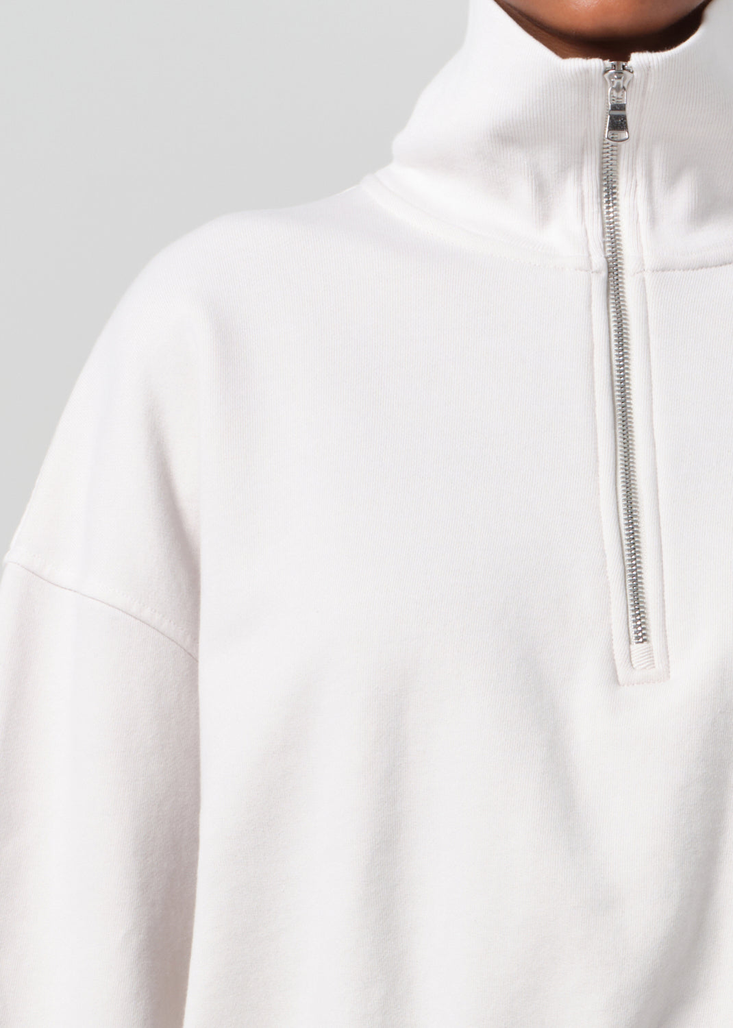 Bethan Quarter Zip Sweatshirt in Wired