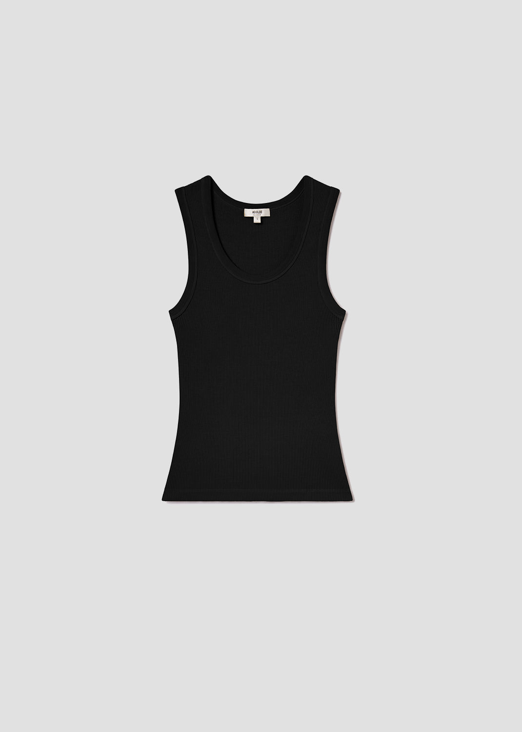 Poppy Tank in Black Flat