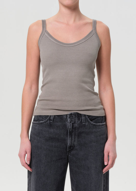 Jordan Tank in Drab front