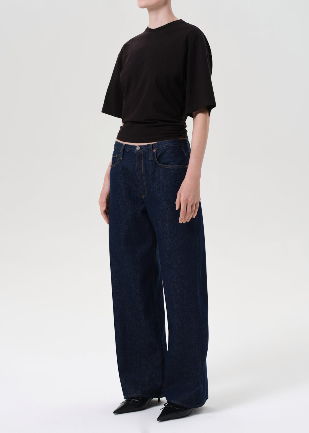 Shari Tee in Black – AGOLDE