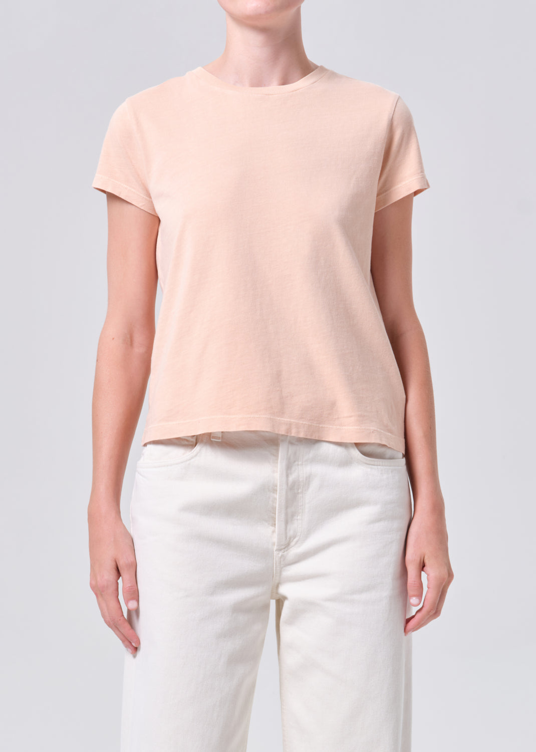 Long Line Adine Tee in Sun Filter