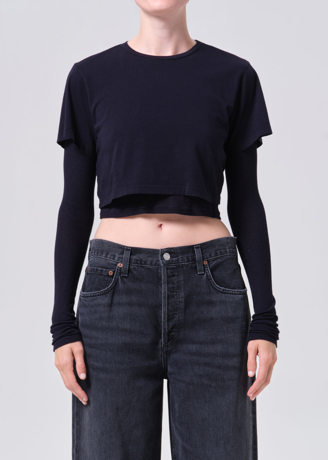 Romily Tee in Blackened Navy