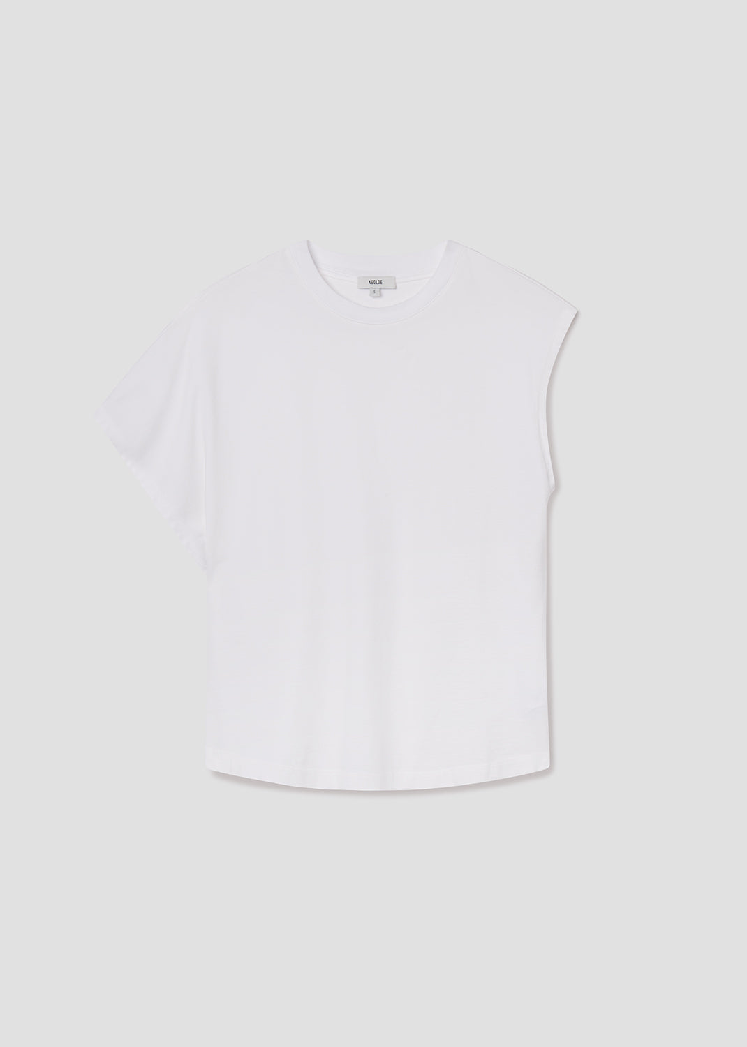 White blouse on a light gray background