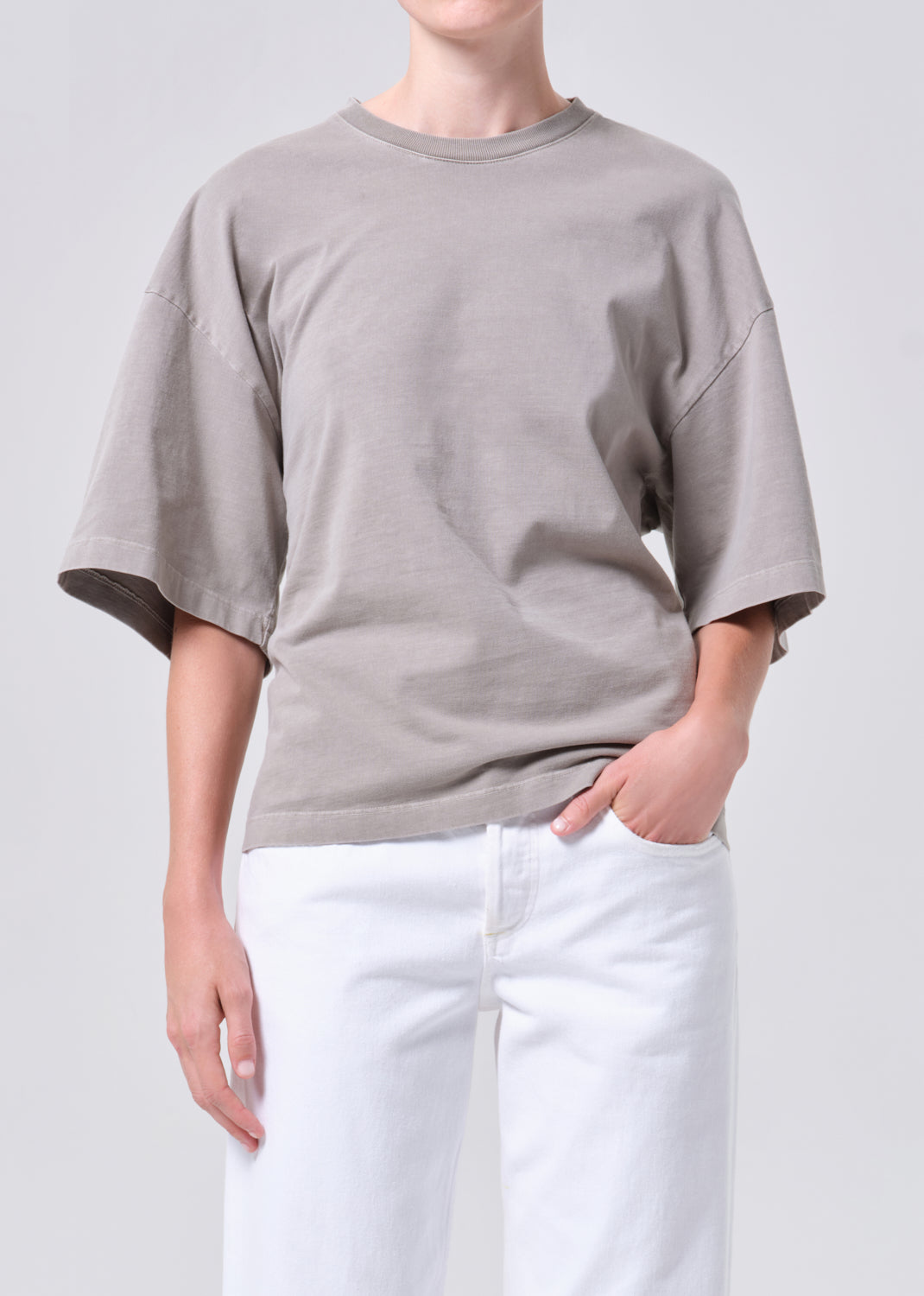 Ellery Tee in Drab