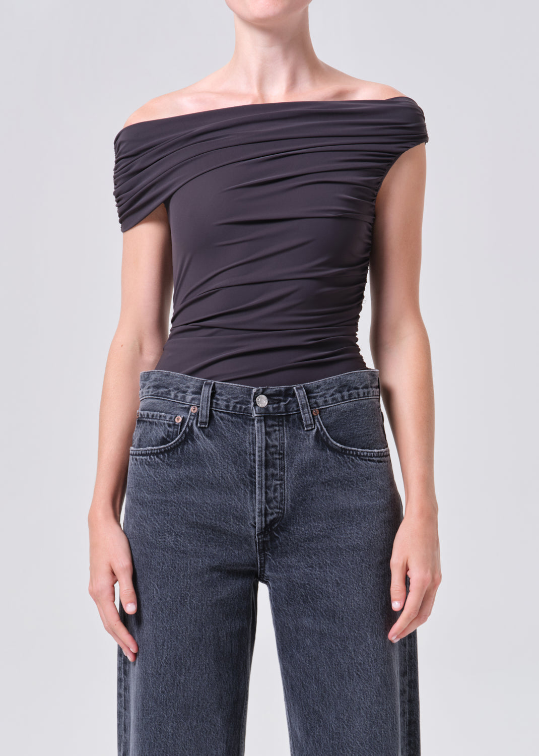 Sherilyn Bodysuit in Carob