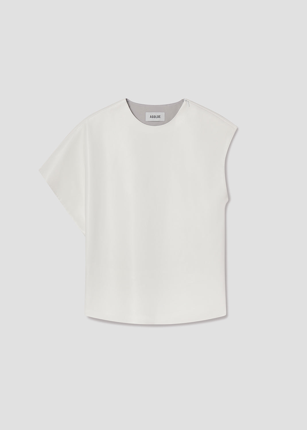 Corrine Tee Vegan Leather in Collagen