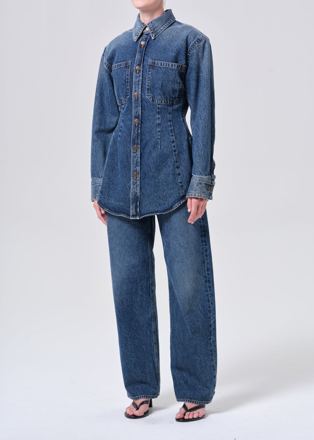 Wilma Shirt in Form – AGOLDE