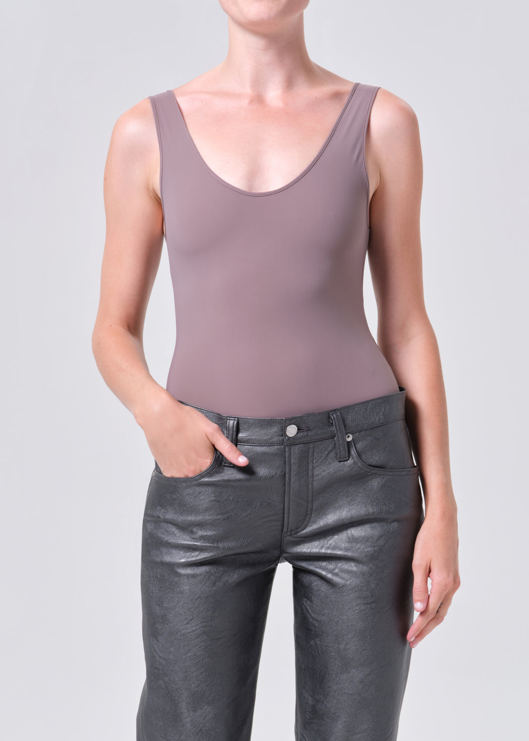 Tora Bodysuit in Taupe