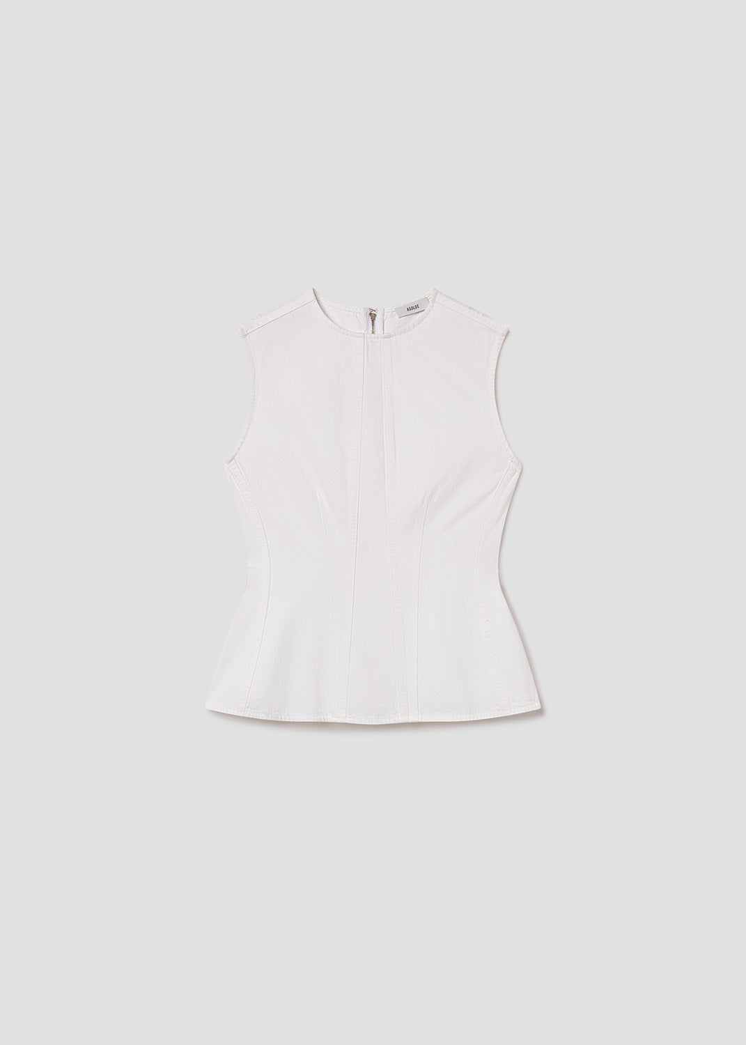 Corbin Denim Shell Shirt in Marshmallow