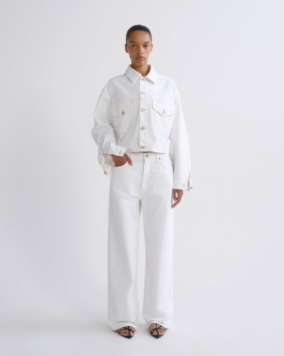 Low Slung Baggy 30.5" in Milkshake