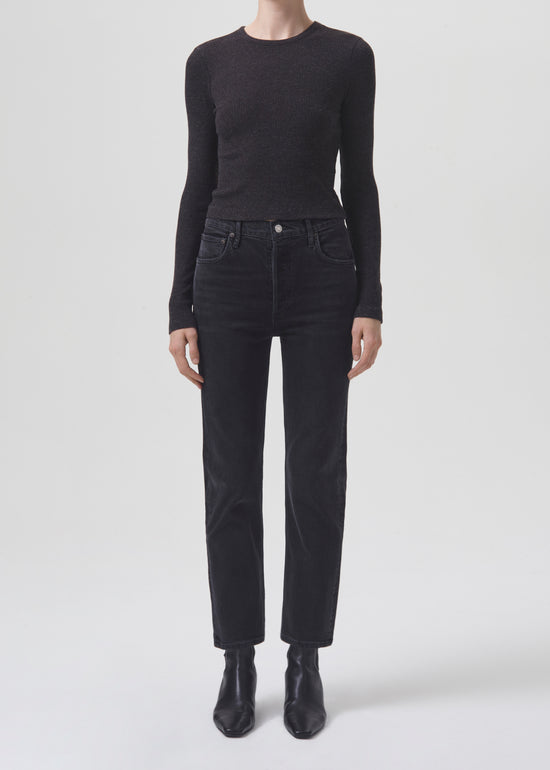 Riley Long High Rise Straight (STRETCH) in Panoramic AGOLDE