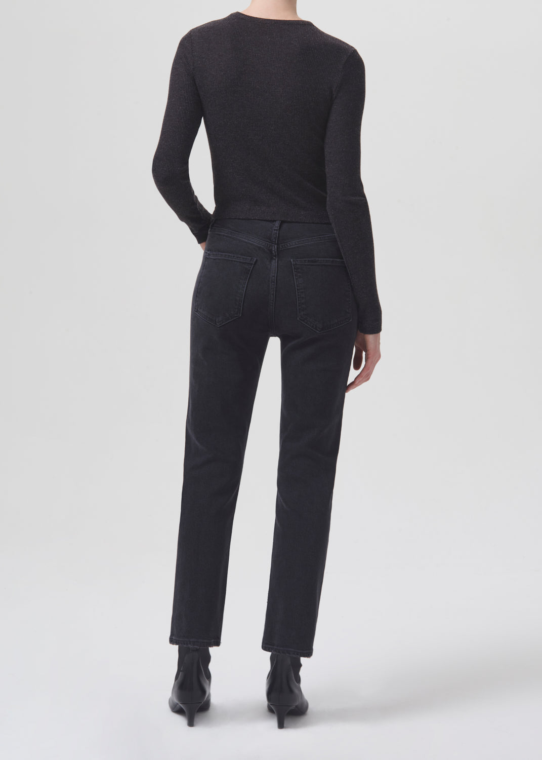 Riley Long High Rise Straight (STRETCH) in Panoramic AGOLDE