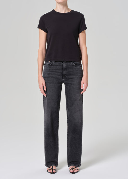 Harper Straight Jean (Stretch) in Hush